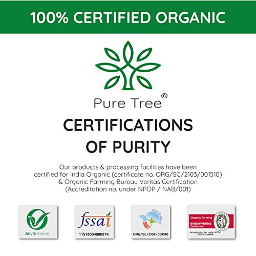 Pure Tree Pure Tree Certified Organic Black Cardamom Whole | 50 g | Badi Elaichi Indian Spice | Moti Elaichi Organic Adds Aroma and Flavour | Cardamom Elaichi Whole