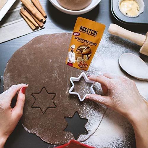 BOGATCHI BOGATCHI Active Dry Yeast and Color Balls Edible Balls Combo, Instant Dry Yeast for fermentation, 100g + Colorful Balls for Decoration, 25g