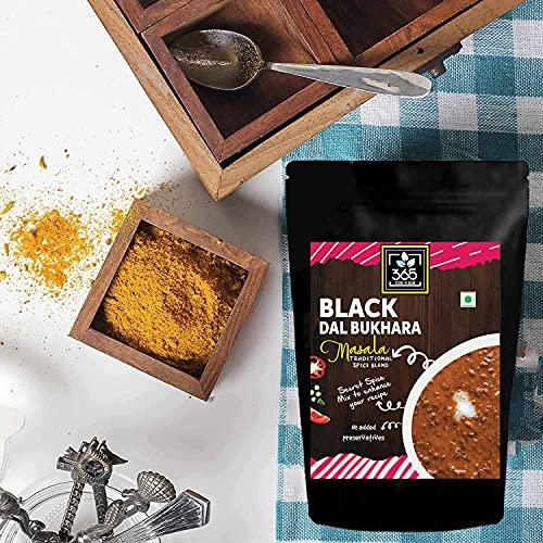 365 STORE TO DOOR 365 STORE TO DOOR Indian Spice - Black Dal Bukhara Masala, 250 gm. | Homemade Powdered | for Healthy Cooking | Ready to use | All Seasonings Spices | Pure & Hygiene | Spice Mix – Pack of 1