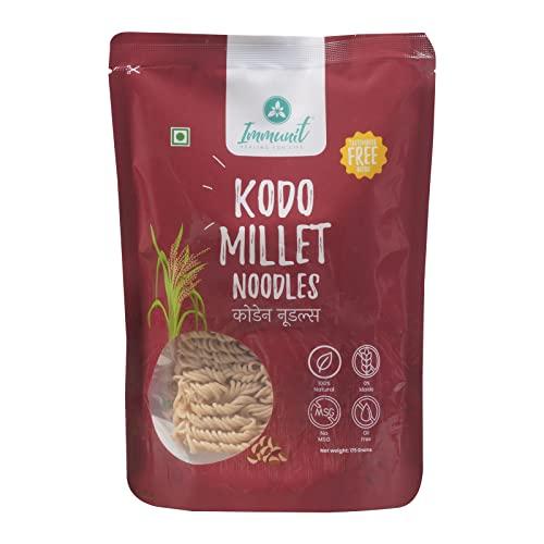 Immunit Immunit No Maida Assorted Millet Noodles, Pack of 9 (Ragi, Jowar, Little, Foxtail, Barnyard, Browntop, Kodo, Bajra, Emmer Wheat) | Vegan, Not Fried, No MSG, No Preservatives