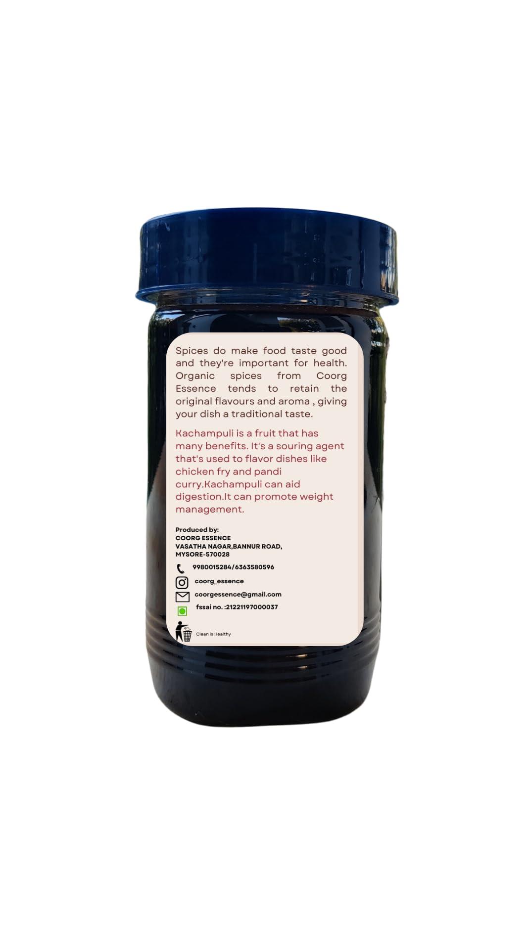 Generic Coorg Essence Garcinia Organic Kachampuli (Vinegar) - Kodagu\'s Culinary Elixir (200 gms, Pack of 4)