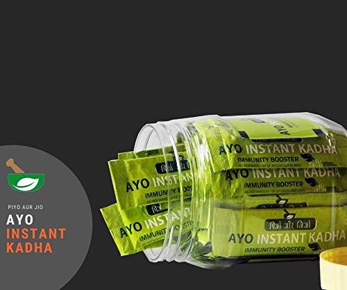 AYO AYO's Instant Kadha with 100% Natural Ingredients for Boosting Immunity(Ministry of Ayush recommended formula)