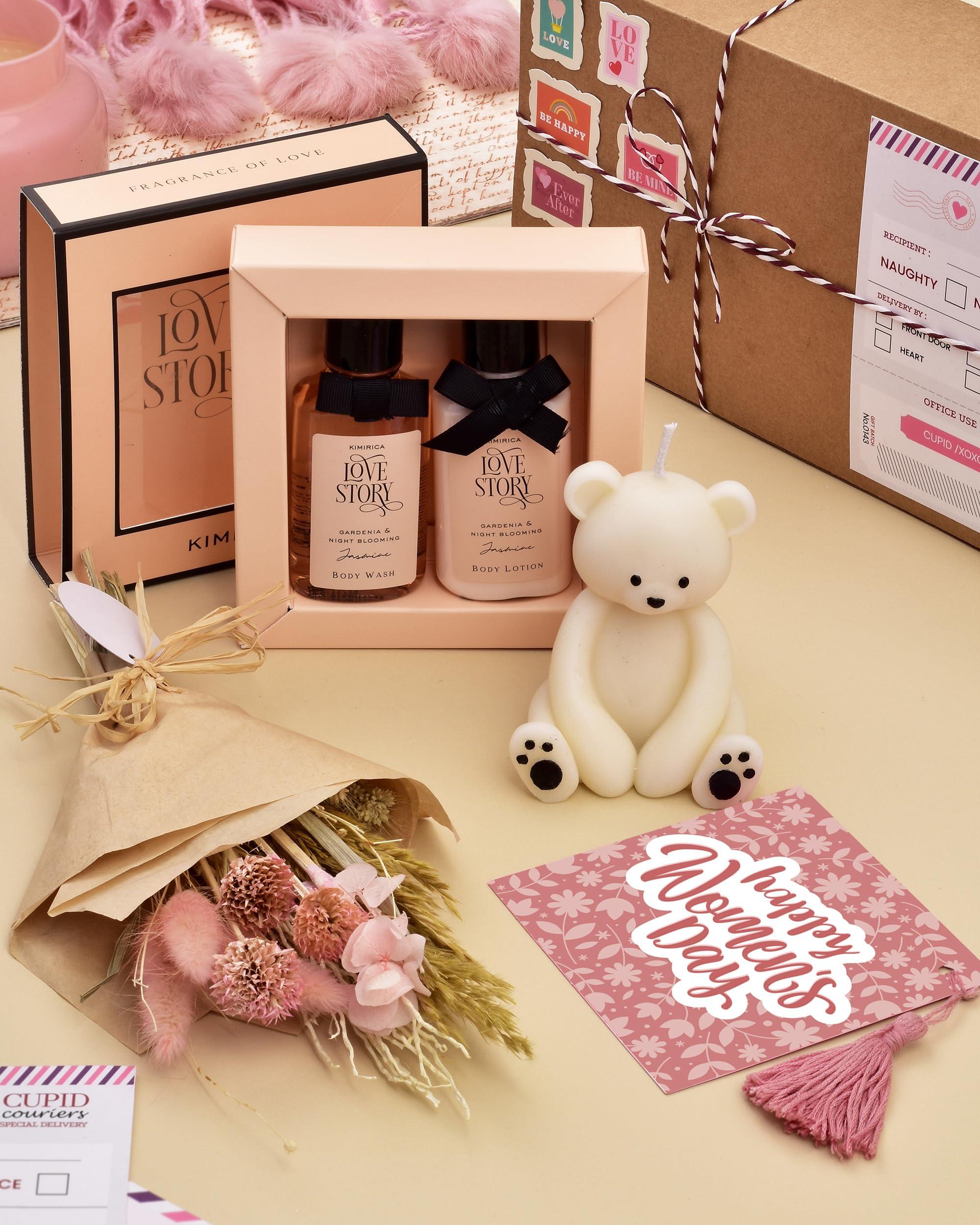 HYPERFOODS Hyperfoods Womens Day Gift For Ladies Gift For Mother Gift For Her Gift For Mom Womens Day Gift Hamper Happy Women's Day Gift Women's Day Gift Box Gift Card Bouqet Gift for Girls