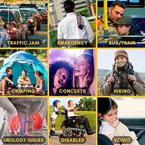 CIRCE CARE CIRCE CARE Bolsa Circe Disposable Urine Gel Bags, 9 Count, with Super Absorbent Pad and Ziplock, Portable Urinal, Camping Pee Bags, Vomit and Emergency Bag During Traffic Jam and Travel.