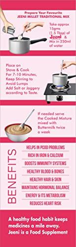 JEENI JEENI WOMENS STRONG Mix millet multi grains All Natural Multigrain Organic and Natural Product for WOMEN 1KG WOMENS STRONG