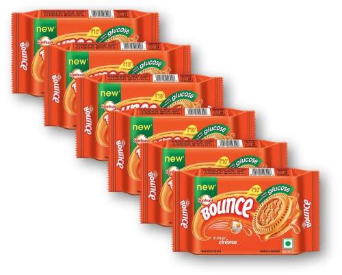 Generic Sunfeast Bounce Orange Cream 58g (Pack of 6) Unique