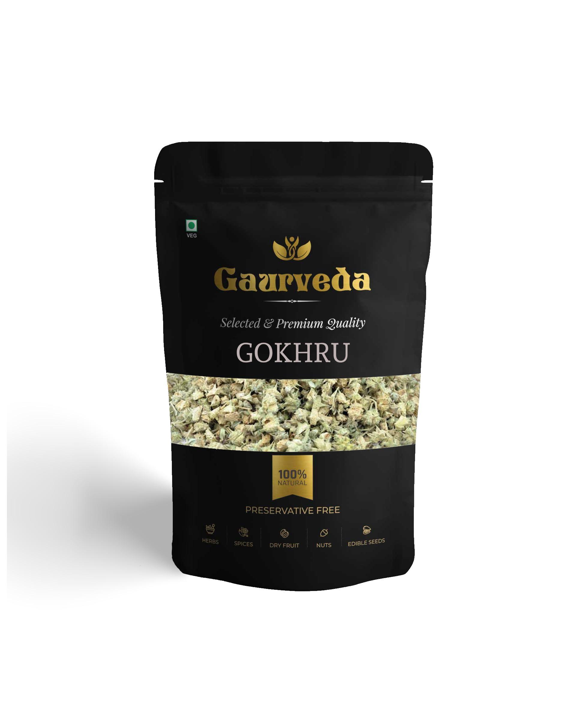 GAURVEDA Gaurveda Gokhru Chota - Tribulus Terrestris Seeds - Small Caltrops, 100 Gm
