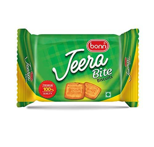 Bonn Bonn Jeera Bite Biscuits| Cumin Flavor| Pack of 10| 2000 g