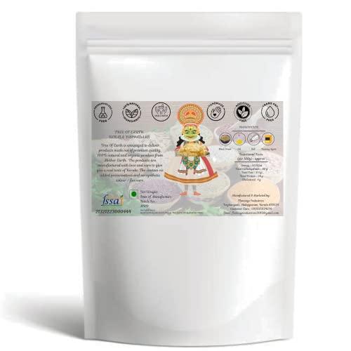 TREE OF EARTH TREE OF EARTH Organic Plain Indian Papad Kerala Pappadam Kerala Papadam Homemade Kerala Papad Appalam Kerala Papadam Pappadams (1 Kg - upto 200 N) Packed in Re-sealable ziplock Bag