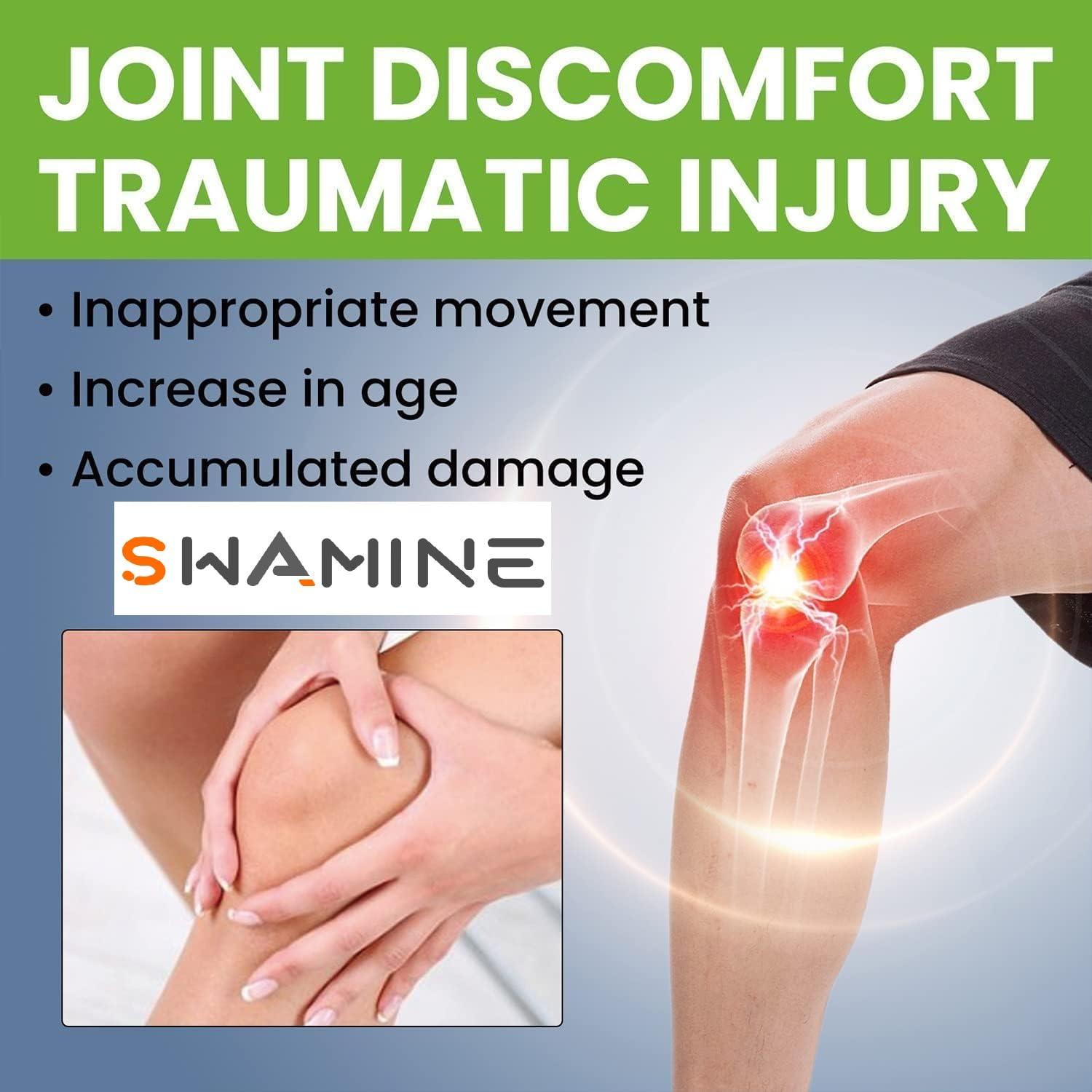 SWAMINE Herbal Knee Plaster Sticker Pain Relief and Inflammation Patches Joint Knee Relief Patches Kit Natural Wormwood Extract Sticker Knee Pain Relief Patches For Men Women Pack Of 10