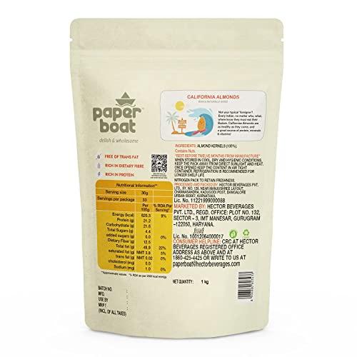 Paper Boat Paper Boat California Almonds, Value Pack Pouch 1 KG