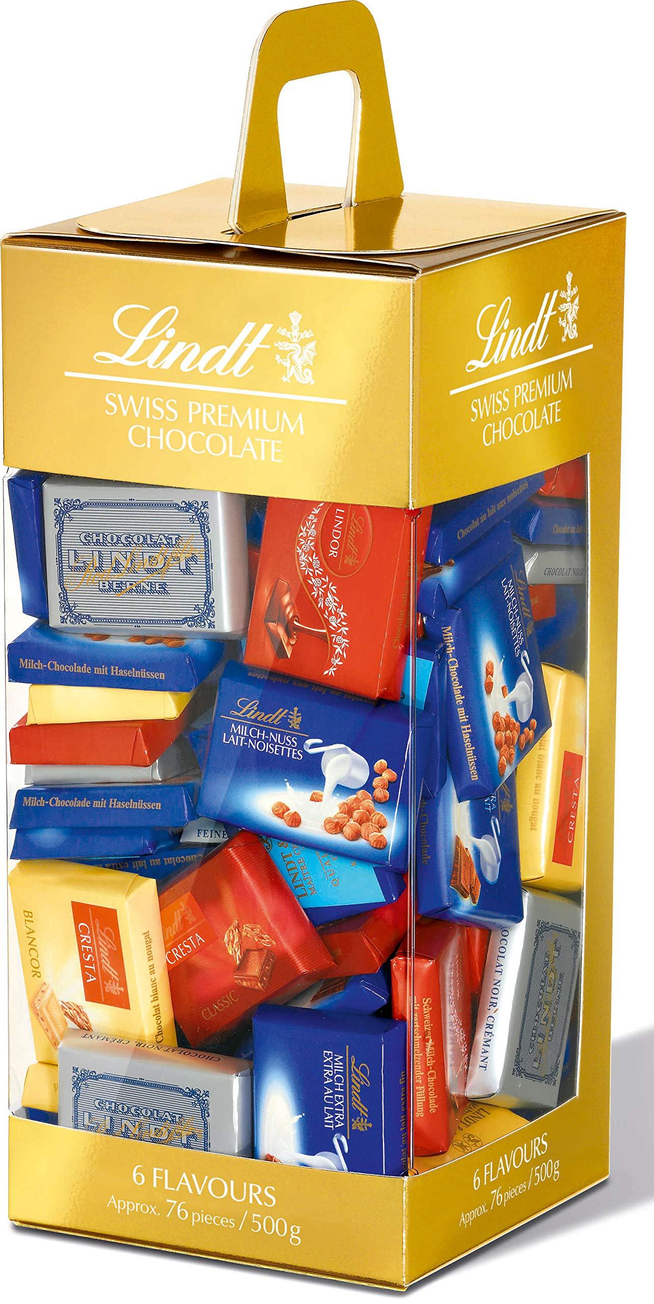 Lindt Lindt Swiss Premium Chocolate Napolitains Assorted Chocolates Box, 500 Grams