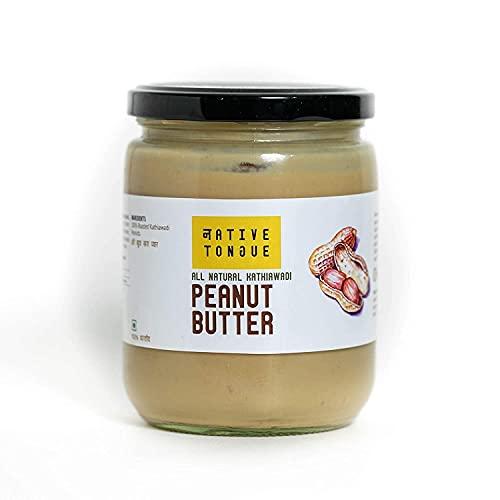 Native Tongue Native Tongu\'s Peanut Butter Combo | Peanut Butter with Byadgi Chilli 200 gm + Kathiawadi Peanut Butter 200 gm
