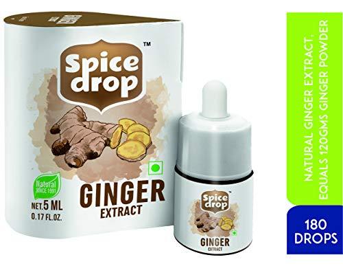 Spice Drop Spice Drop Chai Masala Tea Combo | Natural Extract of Ginger (Adrak), Tea Masala (Chai Masala) and Cardamom (Elaichi) | Food, Beverages and Dessert |1 Bottle 180 Drops (5 ML x 3 Packs)