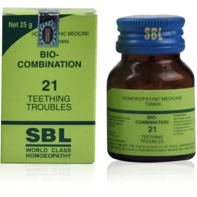 Organic Homoeo SBL Bio Combination 21 (25g) | Pack of 2