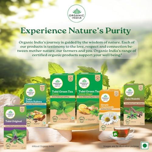 Organic India_ARIPL Organic India Tulsi Green Tea Ashwagandha - 25 Tea Bag (Pack of 1)