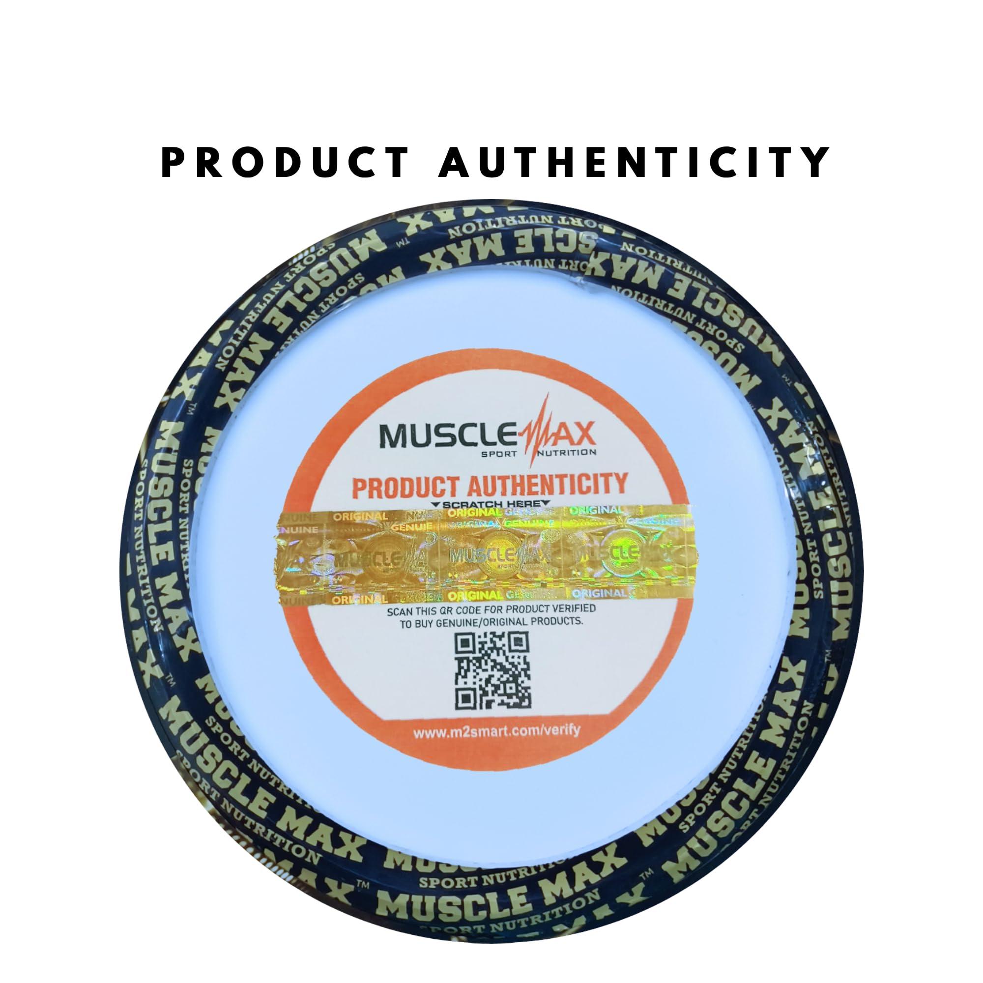 MUSCLE MAX SPORT NUTRITION MuscleMax Hyper Muscle Mass Gainer Powder Net 2.72 kg 6lbs High Protein High Calorie with Vitamins and Minerals, Vegetarian (Banana)