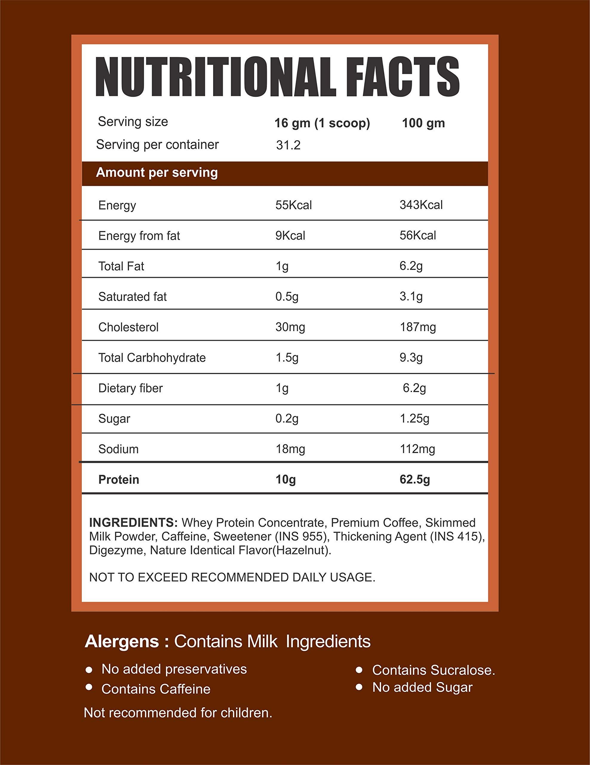 Ripped Up Nutrition Ripped Up Nutrition- Protein Coffee (Mocha, 500gm)