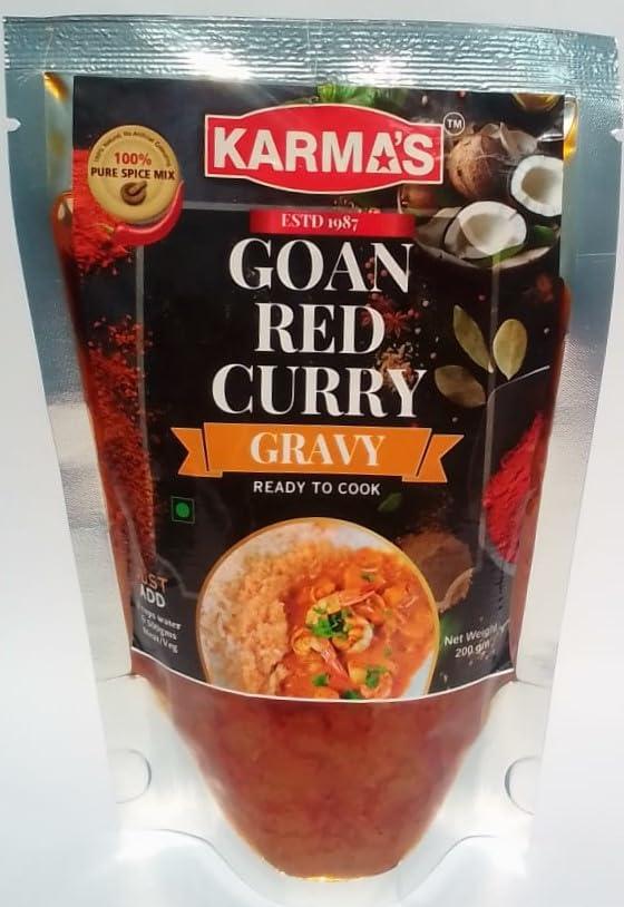 KARMA\'S Goan Red Curry Masala paste(pack Of2)