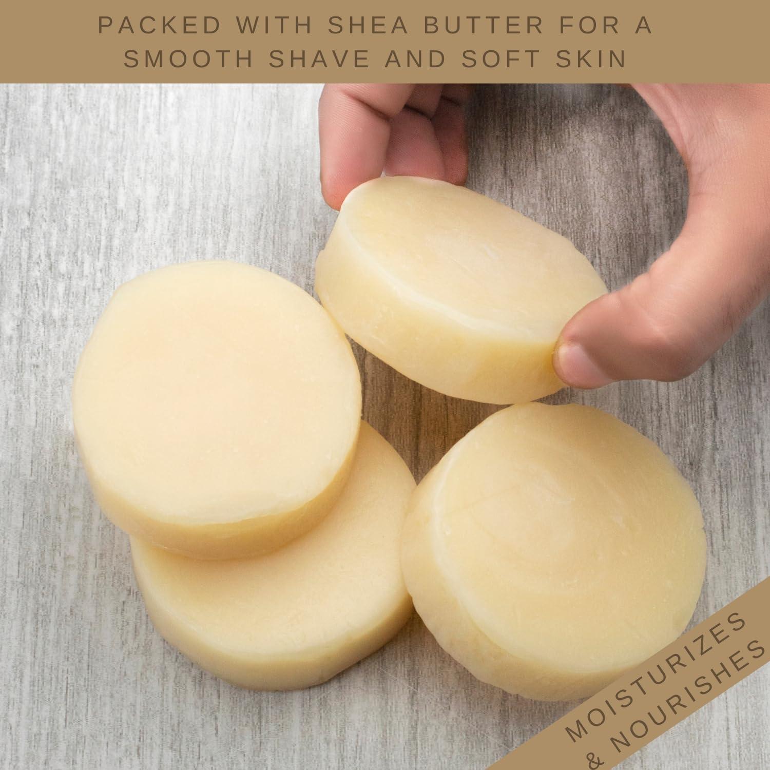 HAJAMAT Hajamat Shaving Soap for Men | Moisturizing Shave Soap for All Skin Types | Dense Lather with Fantastic Scent for the Worlds Best Wet Shaving Routine| Paraben & Sulphate Free| Enriched with Shea Butter and Coconut Oil| 80 gm