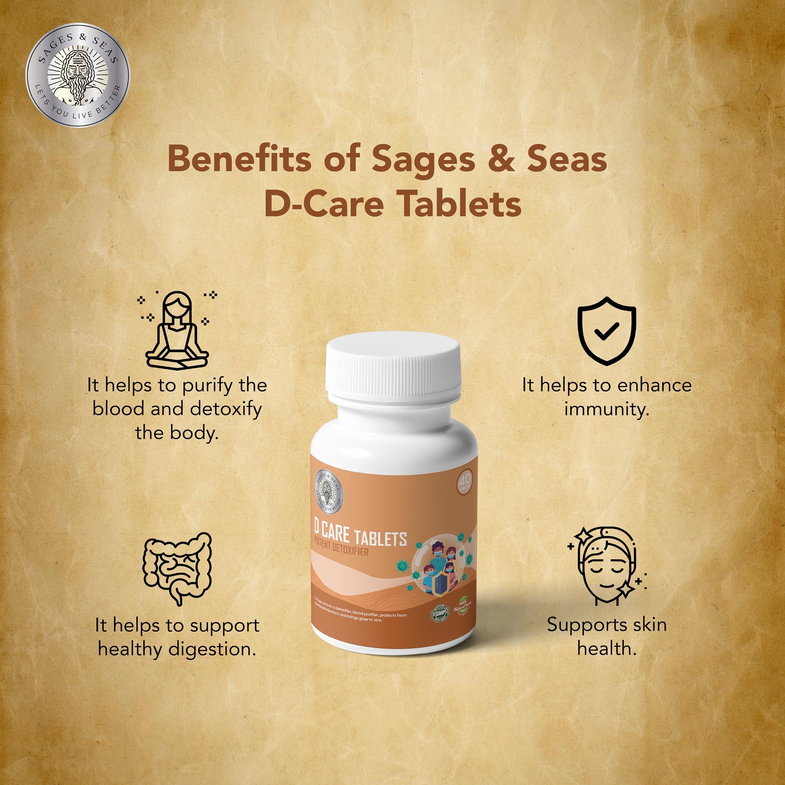 SAGES & SEAS D Care Tablets