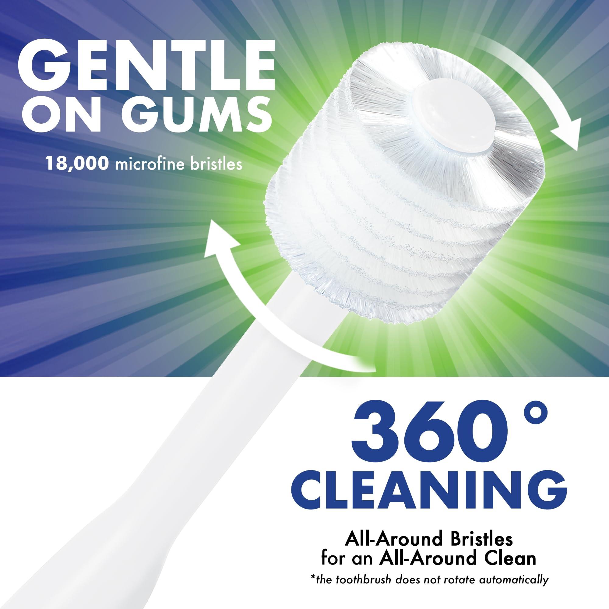 HartFelt 1 Count : HartFelt Sensitive 360 Toothbrush (1 Count)–Great for Diabetics, Seniors, and those with Dry Mouth