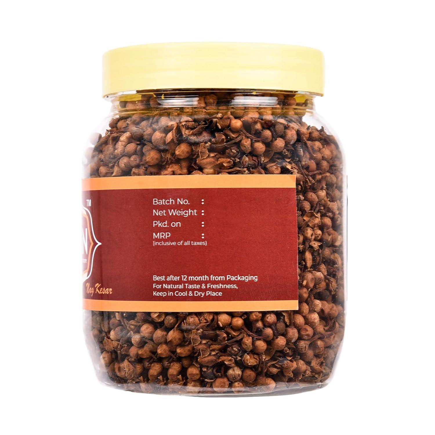 JMN JMN Nagkesar/Ochrocarpus Longifolius/Cobra\'S Saffron/Saffron Nag Kesar/Nagakesara/Nagkesar/Mesua Ferrea/Champa phool/Saffron Nagaesara (100gm)