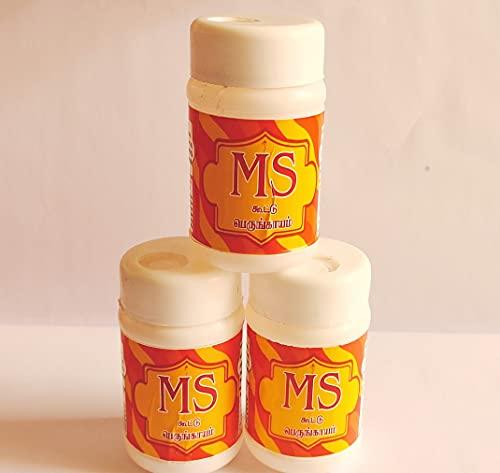 Lakshmi Appalam and Chips M S PERUNGAYAM POWDER 3 x 50 GRAMS ASAFOETIDA ( HING )