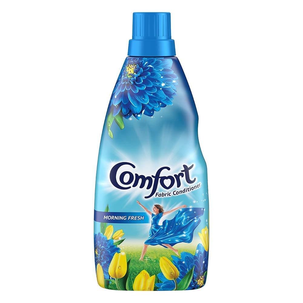 Comfort Comfort Morning Fresh Fabric Conditioner 860 mL | After Wash Liquid Fabric Softener | Softness, Shine & Long Lasting Freshness (Pack of 2)