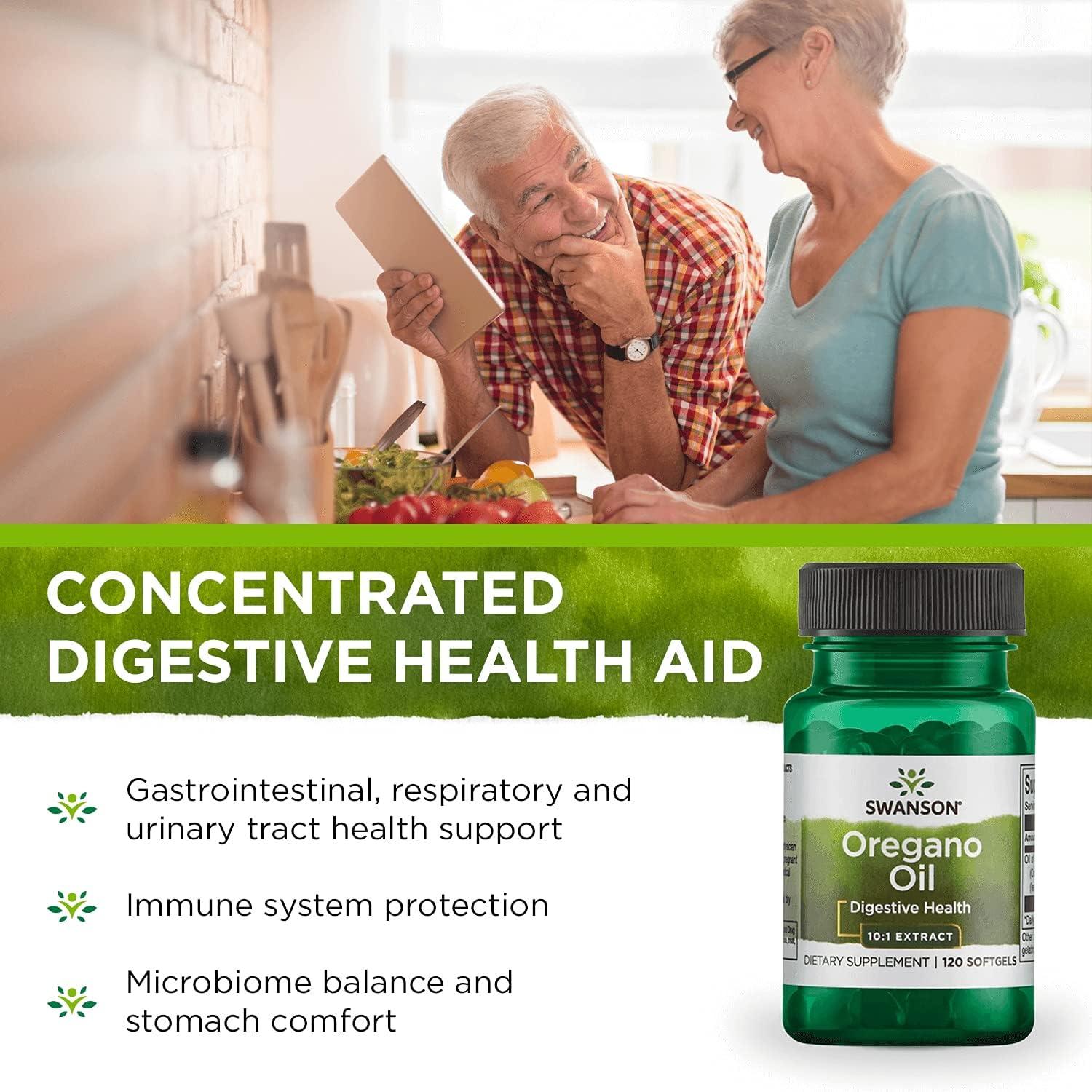 Swanson Swanson Premium Oregano Oil 150mg 120 Soft Gels