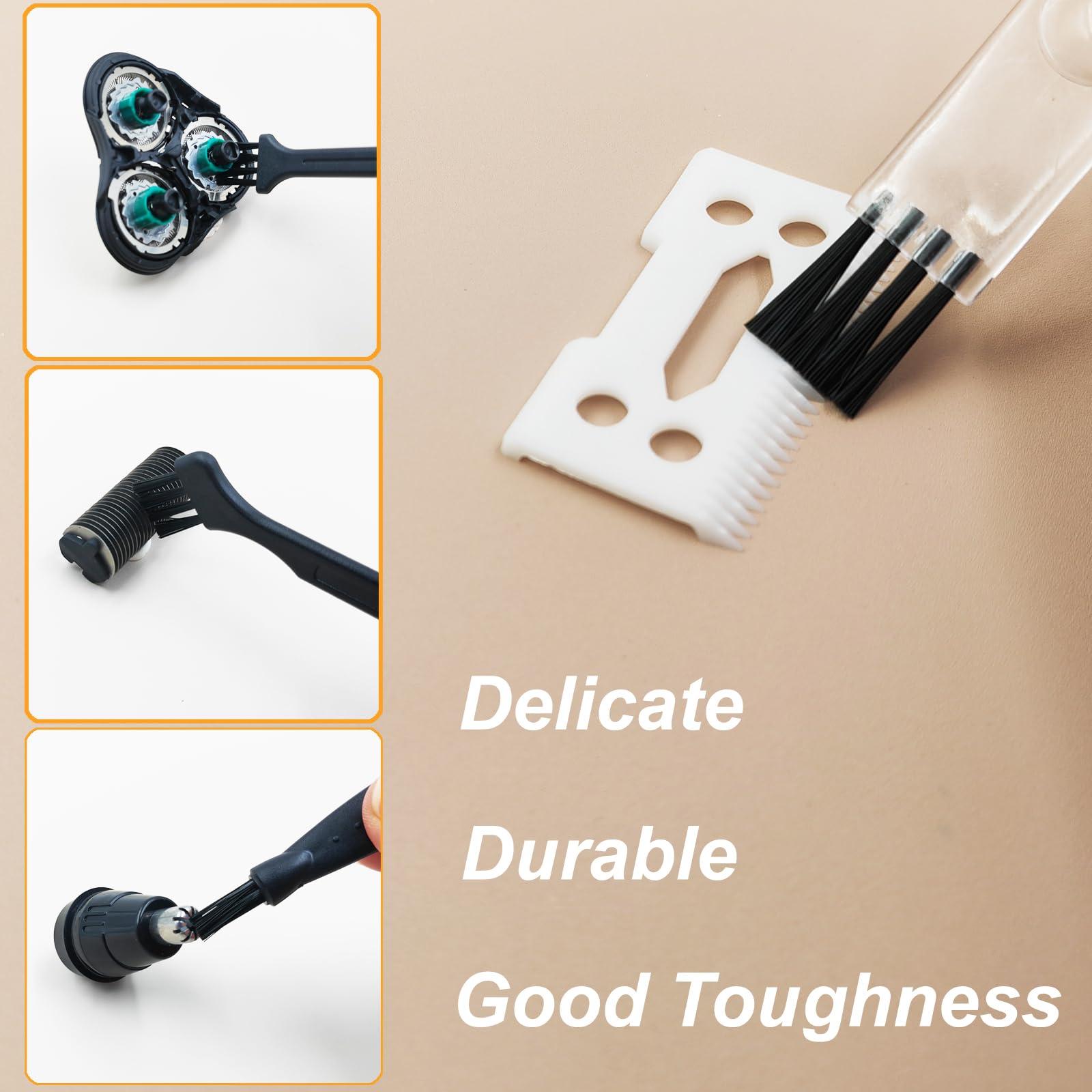 LEZHISNUG LEZHISNUG Electric Shaver Cleaning Brushes Razor Cleaner Set-10 Pcs, Replacement Shaver Razor Cleaning Brushes, Cleaning Brush for Remington, Philips, Wahl, Braun, Remin, Panasonic