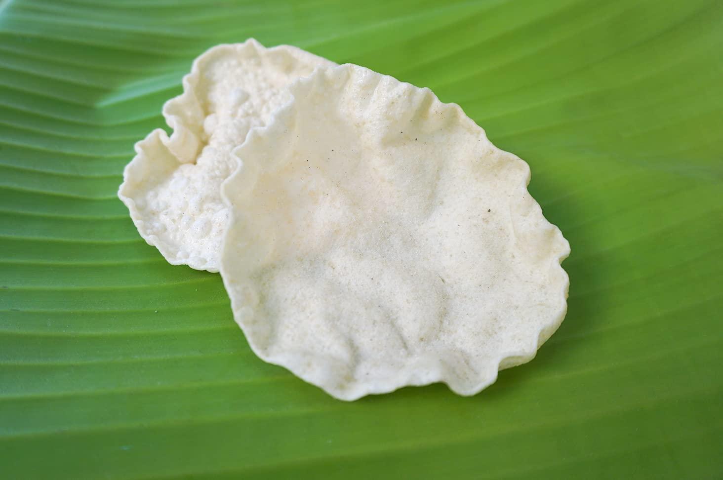 MADURAI MEENAKSHI MADURAI MEENAKSHI Greenchilli Appalam | South Indian Papad | (Size No.6, 100gm Pack of 5 (Green, 6)-Traditional Homemade / Papad/ Appalam /Papad Plain Indian Papad /Madurai Happala South Indian Papad Papadam Snack for Meals