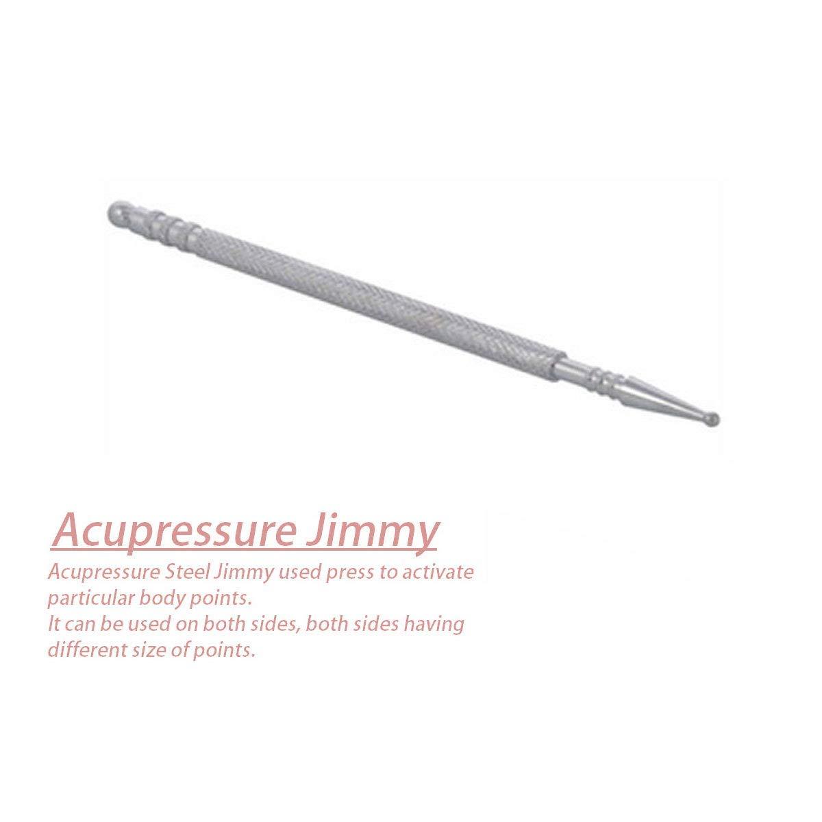 NETCLUB NETCLUB Acupressure kit fitness Tools Combo Kit With Silver Jimmy 5 Pc Massage Rings acupuncture Tool Kit blood circulation pain & stress relief slimming tummy shaper body massager