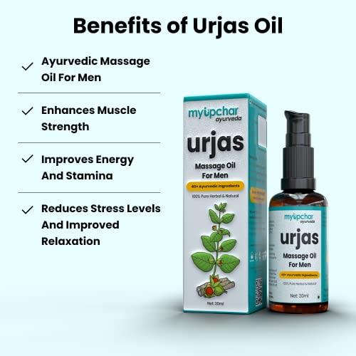 myUpchar ayurveda myUpchar Ayurveda Urjas Massage Oil | Pack of 2 | 30ml each