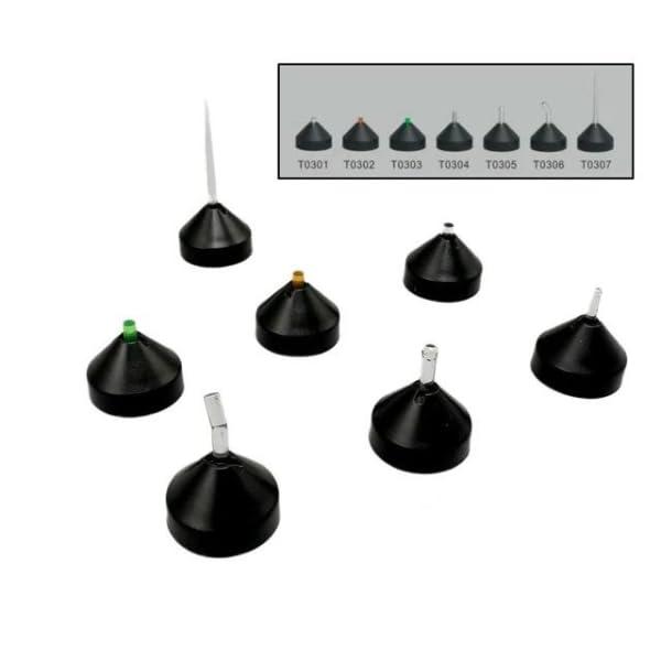 Generic Dental Tool Magnetic Light Cure TIps/Curing Composite Resins Into Class 2 Cavity Prepration which are in tight contact (1 Pk /7 Pcs)