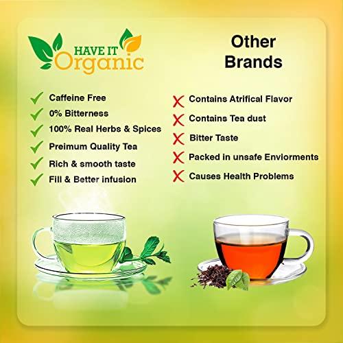 Have It Organic Have IT Organic- Constipation Relief Herbal Tea (50+ Cups) | 100 gm Premium Long Leaf Loose Green Tea