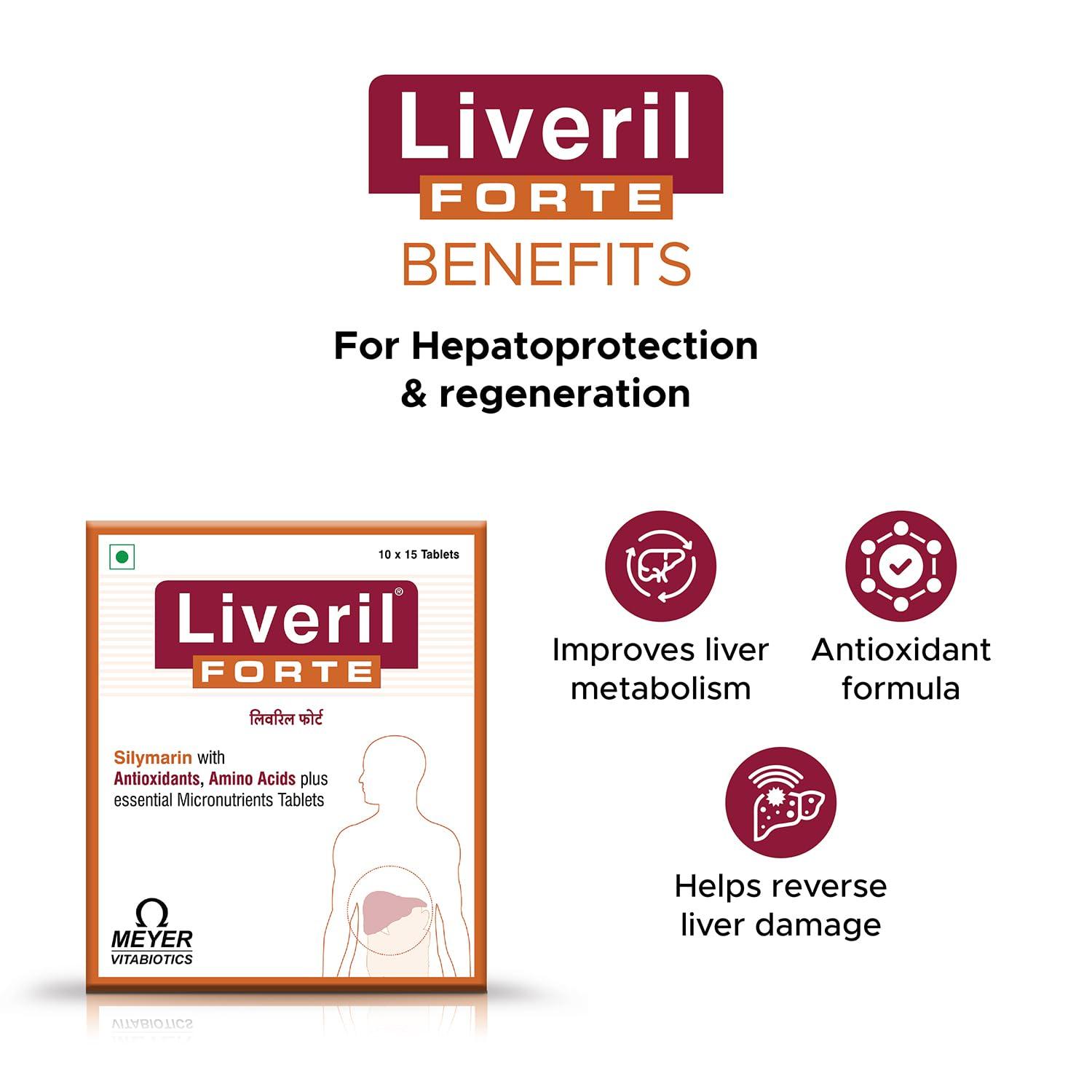 Liveril Liveril Forte Tablets (Pack of 2)