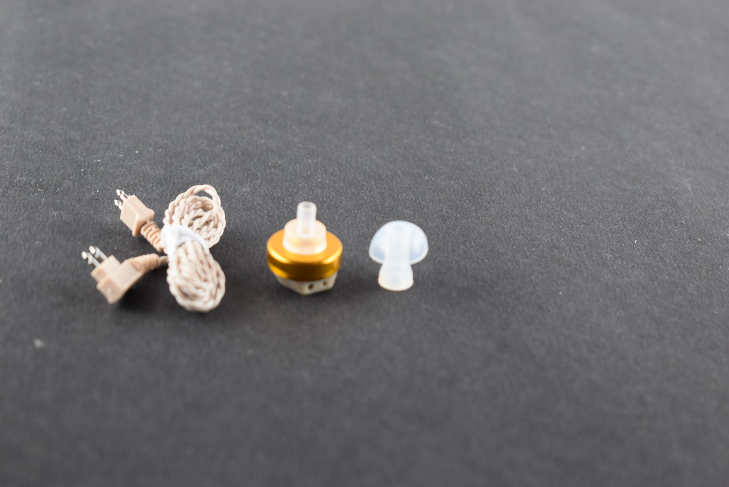 Dishan Hearing Aid Wire 2 Pin & Receiver For Pocket Model Hearing Device