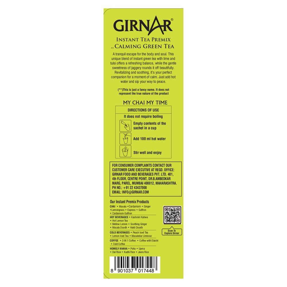 Girnar Girnar Instant Premix Calming Green Tea - Instant, 100 G
