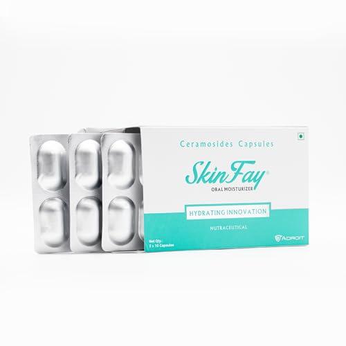 SkinFay Skinfay- A Capsule combination of ceramoside & alyvium | For Inflammation | Improves skin moisturization | Alyvium 300mg | Ceramosides 35mg