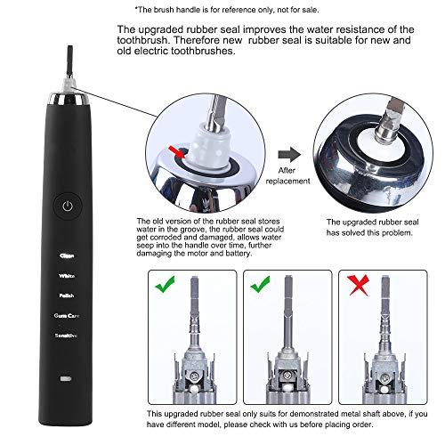 Million Magnets Million Magnets Upgraded Toothbrush Waterproof Shaft Rubber Seal, Generic Replacement Parts for All Models, Smart and Brushsync Compatible or Regular HX751x HX681x HX9690 HX9957 HX683x HX992x HX993x