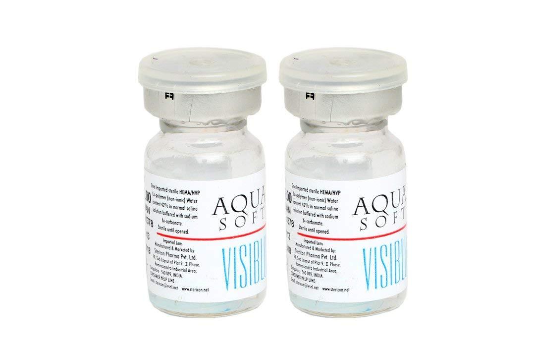 Aquasoft Aquasoft Silklens Visiblue Contact Lens - 2 Pieces (-12.00)