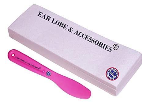Ear Lobe & Accessories Ear Lobe & Accessories Combo Pack (Non Woven Hair Removal Wax Strips/Patti Pack of 40pcs + D Spatula 1pcs)