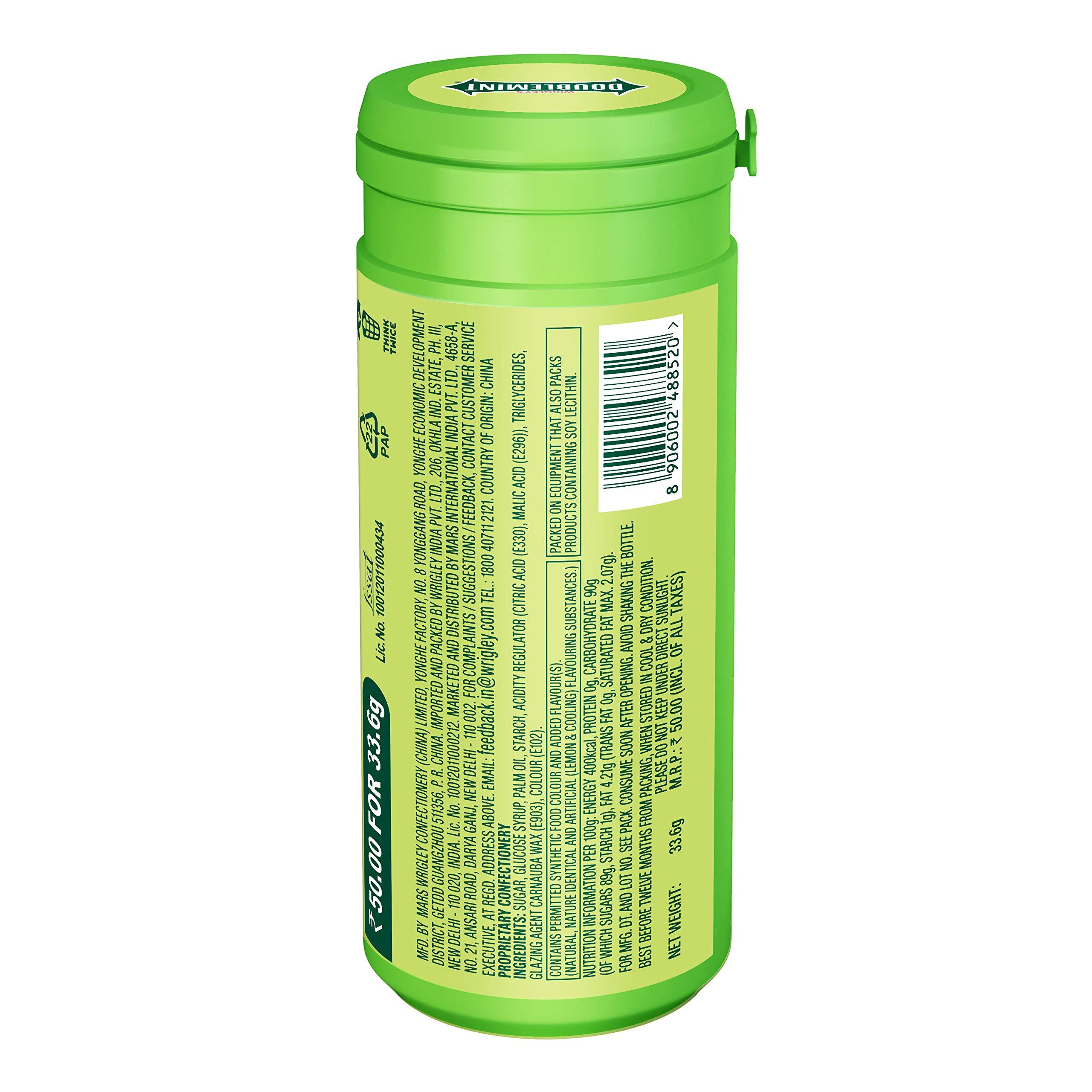 Doublemint Doublemint Wrigley\'s Doublemint Chewy Mints - Lemon, 33.6G