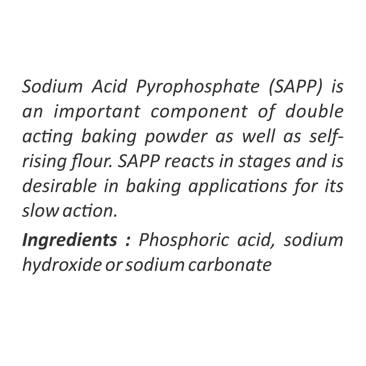 PURAMIO Puramio Sodium Acid Pyrophosphate (SAPP), 500g