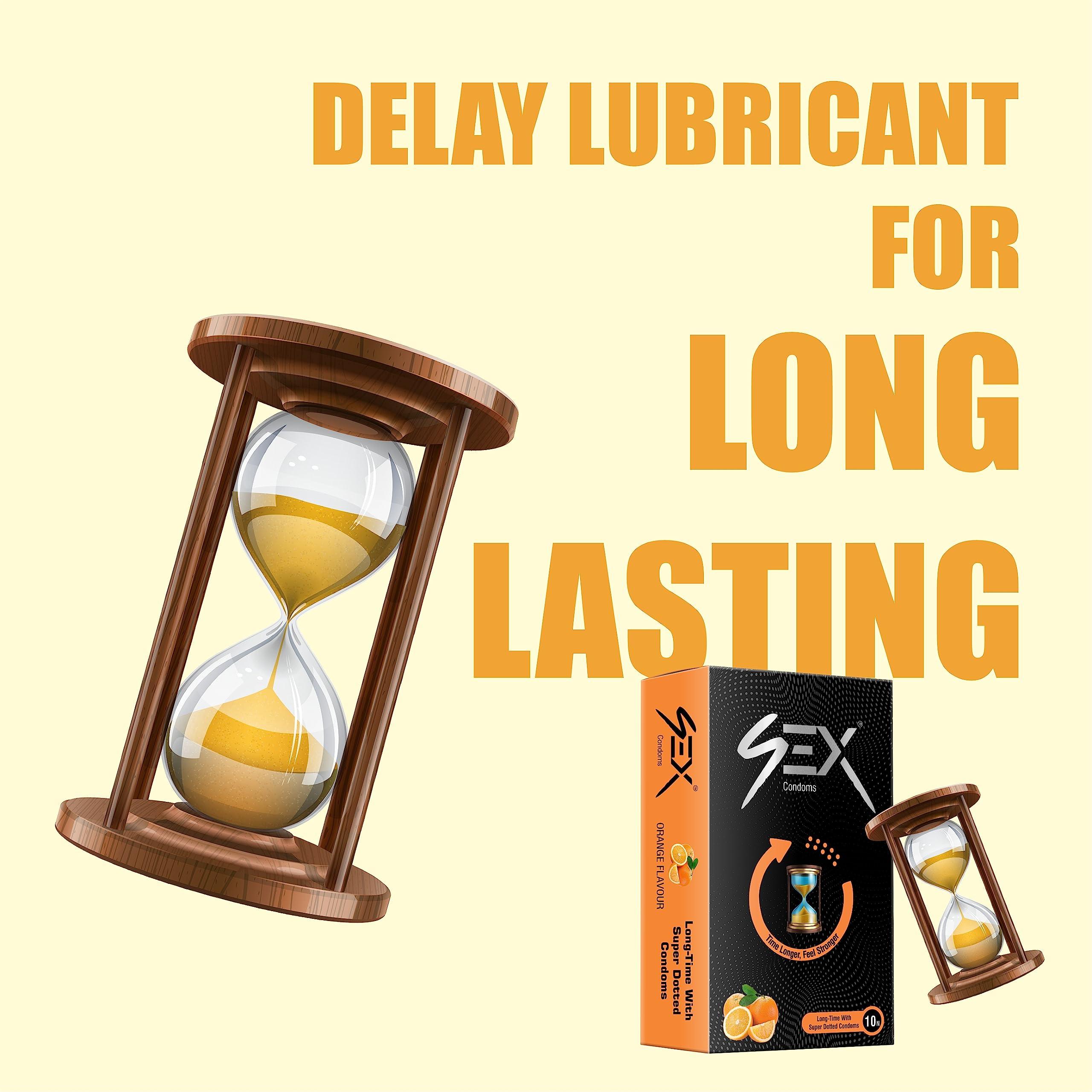 MEDIBAR MEDIBAR More Dots Condoms for Men | Vibe Orange ~ First time with (1600 DOTS) For more Last-Long pleasure | 10 Count (Pack of 3)