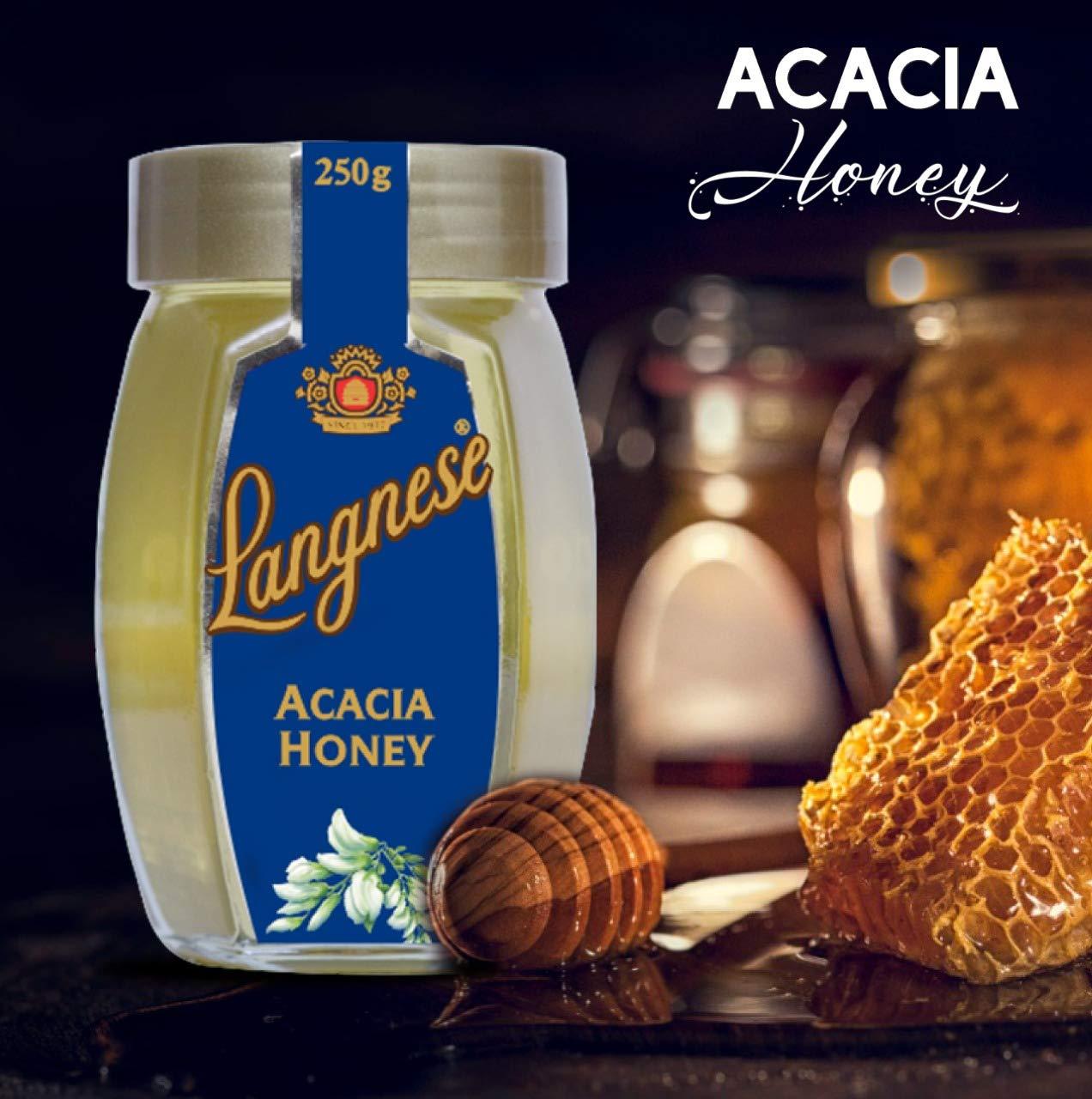 Langnese Langnese Acacia Honey 250g, 100% Pure Honey from Langnese Germany