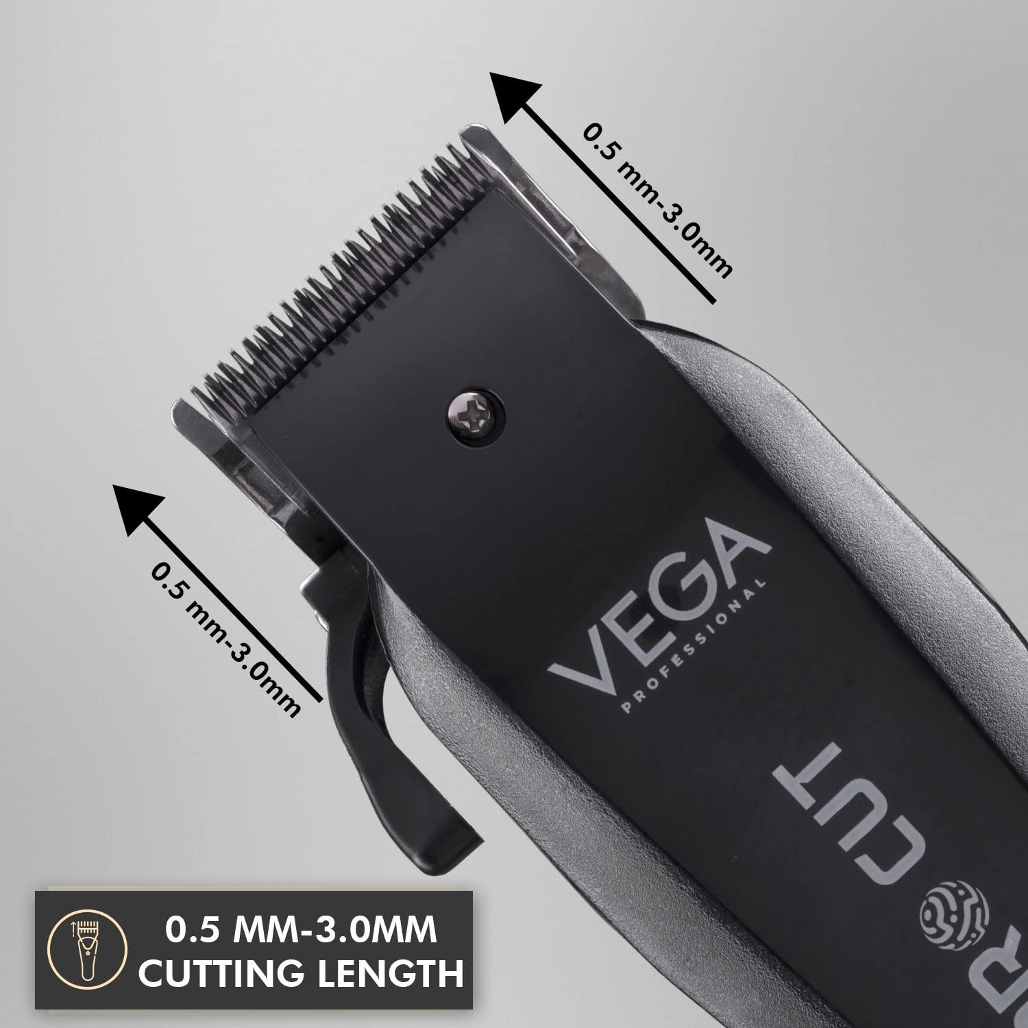VEGA PROFESSIONAL VEGA PROFESSIONAL Pro Cut Hair Clipper, (VPVHC-03) - Black