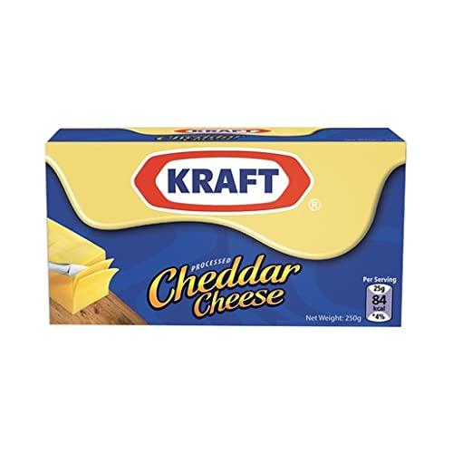 Kraft Kraft Processed Cheddar Cheese, 4 x 250 g