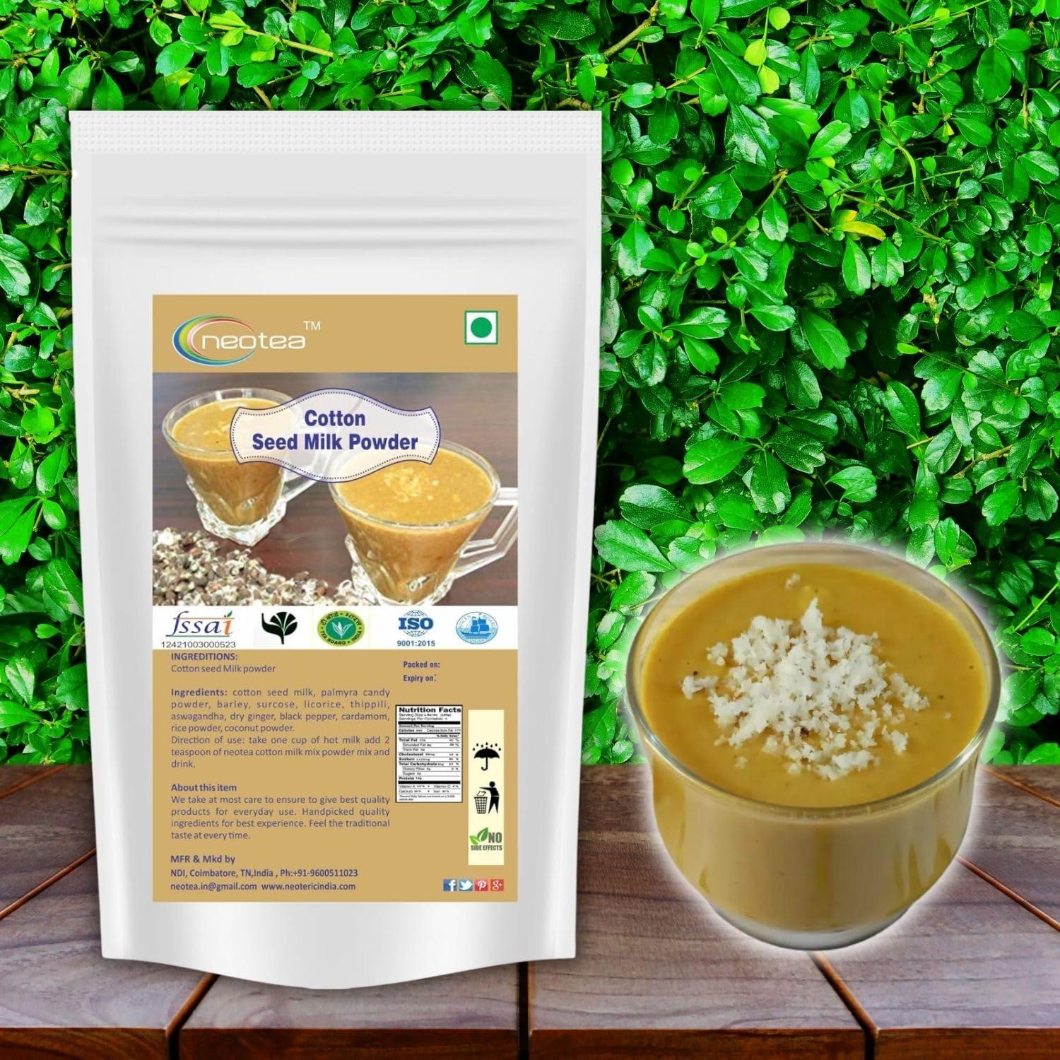 neotea Neotea Cotton Seed Milk Powder, Paruthi Paal, 500G